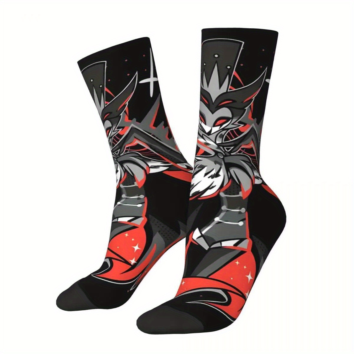 

Cool 3d Printed Men's Crew Socks - Breathable Polyester , Novelty Body