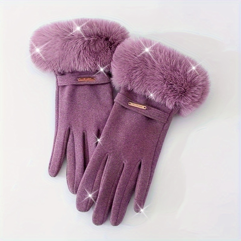 

Women's Touchscreen-compatible Gloves Fleece Lining - , & , For Cycling & Driving | | Halloween & Christmas