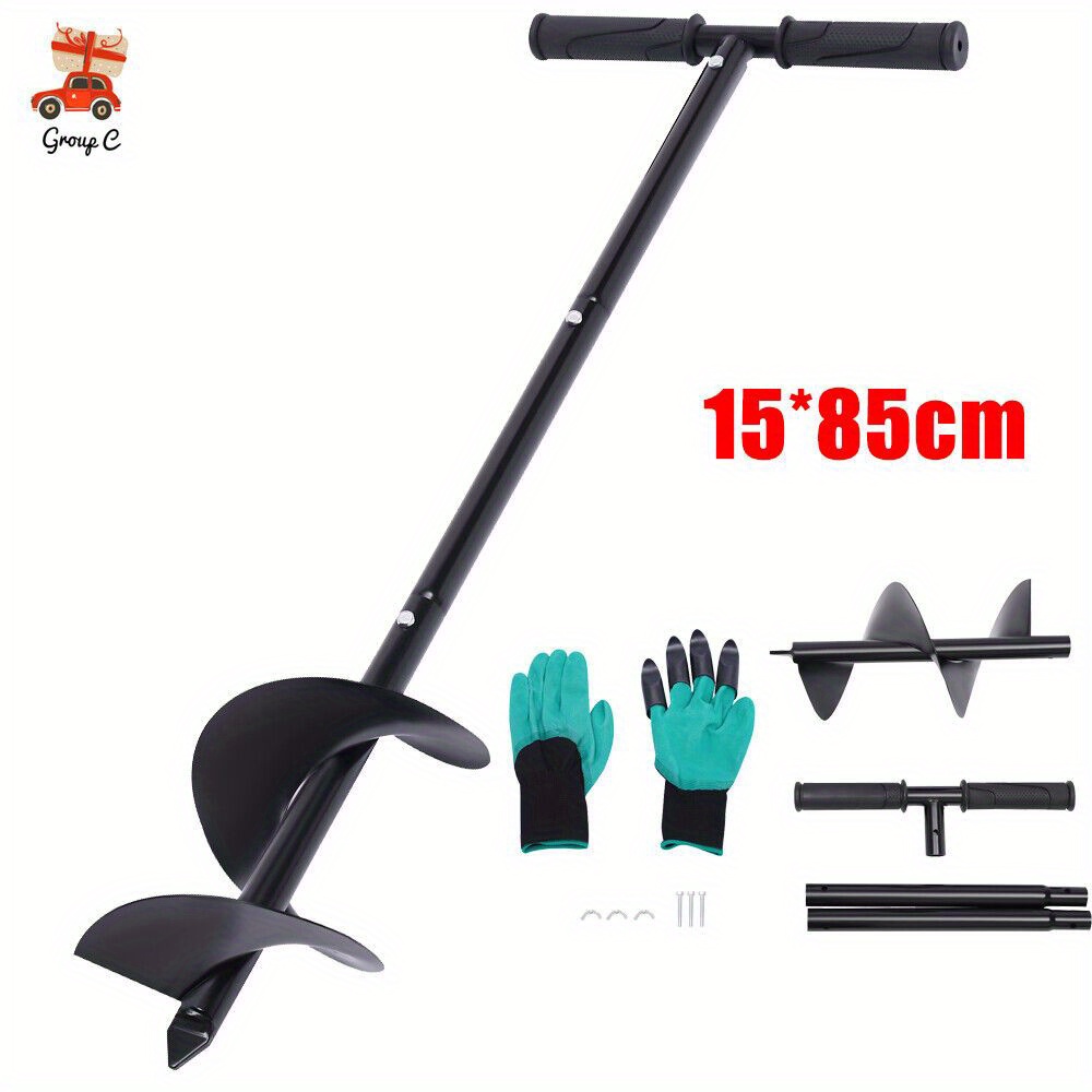6 fence manual post hole auger hand drill post hole digger earth auger