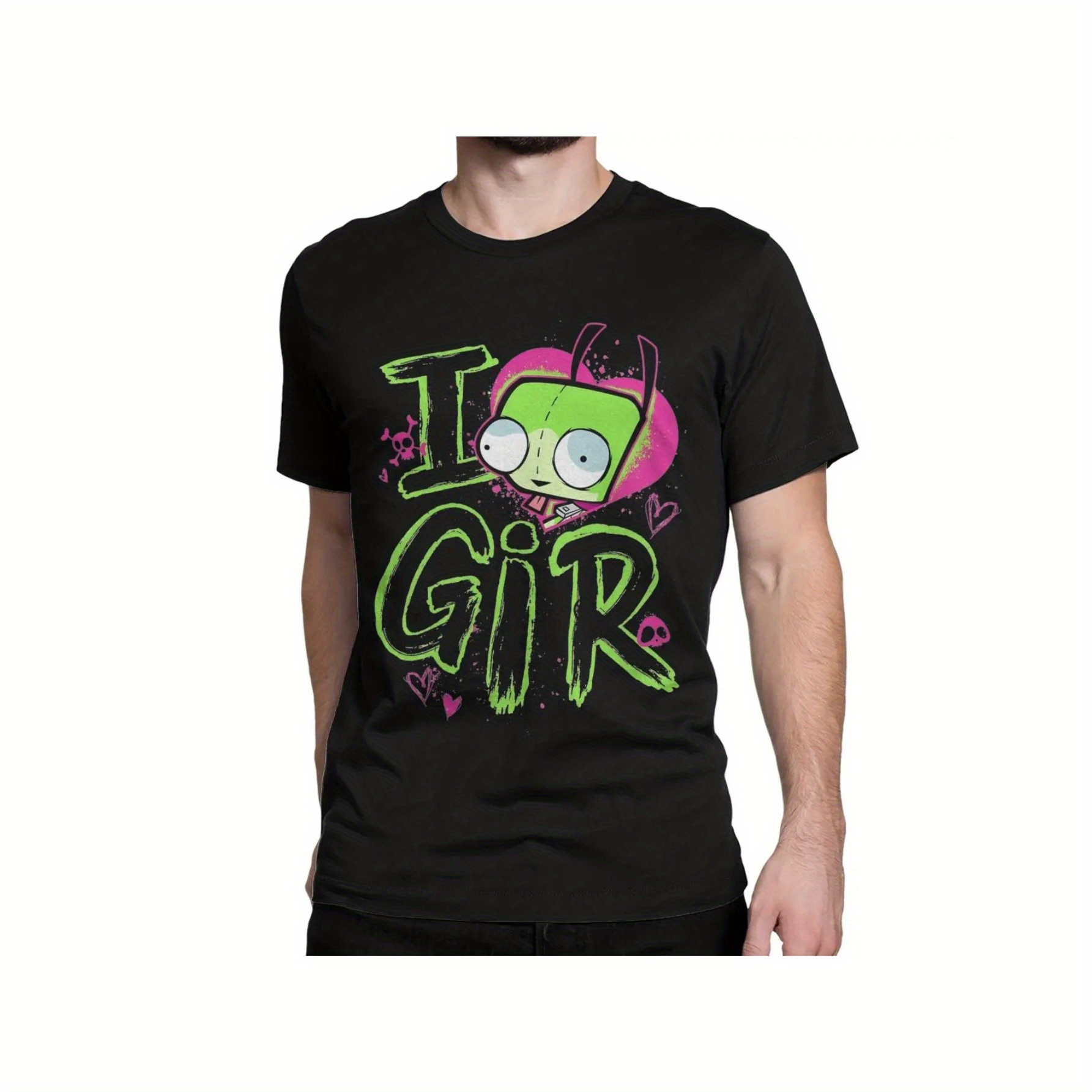 

Men Women Invasion Jim Valentine's Day T-shirt I Love Gir Vintage Popular 100% Cotton Clothing Cool Short Sleeve T-shirt Gift Creative T-shirt