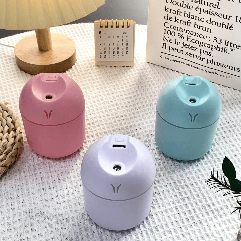 

Usb-powered Aromatherapy Humidifier With & Night Light - In Pink, White, - Ideal For Home, Office, Car | & Plants Healthy