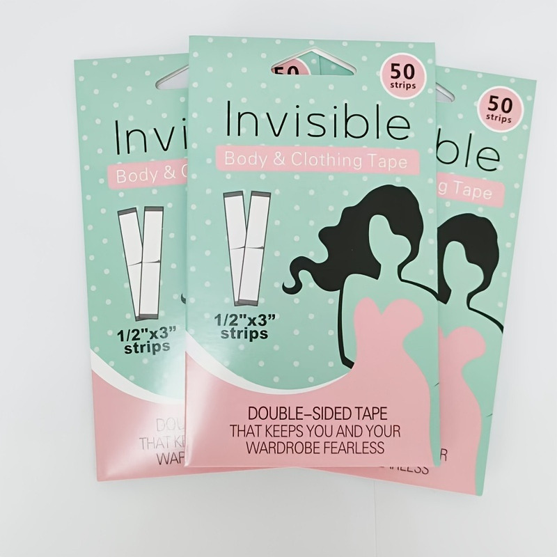 

50pcs Invisible Anti-slip Stickers For Clothing, Double-sided Adhesive Tape, Skin-friendly & - Women's Lingerie Accessories