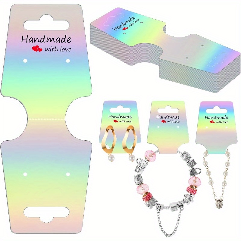 

Jewelry Display - -adhesive Necklace, Earring, Bracelet & Keychain For Hairbands & Scrunchies, Jewelry Making Display & Packaging , Beading&jewelry Making