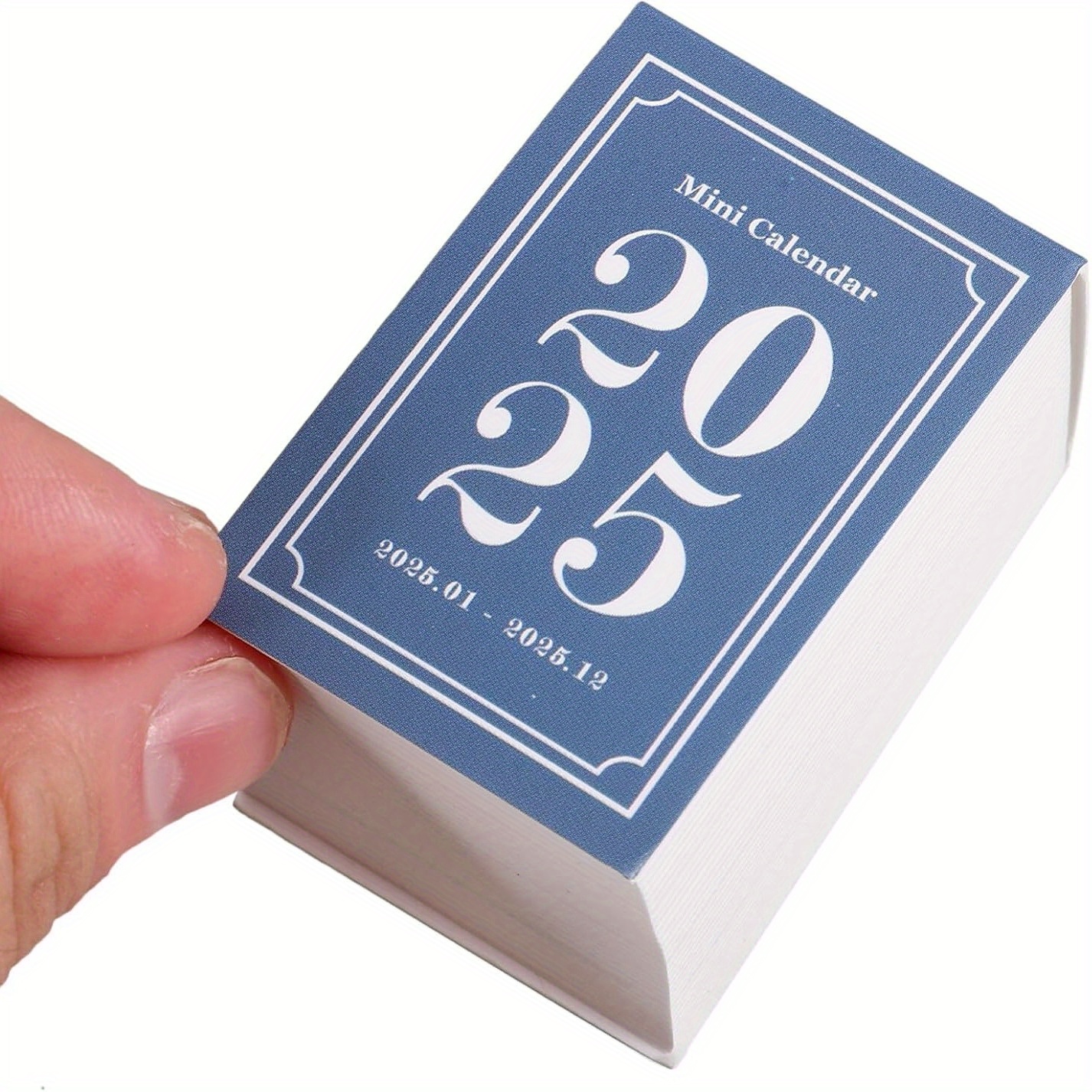 Miniature Desk Calendar 2025 Tear Daily Calendar Memo Pad Temu