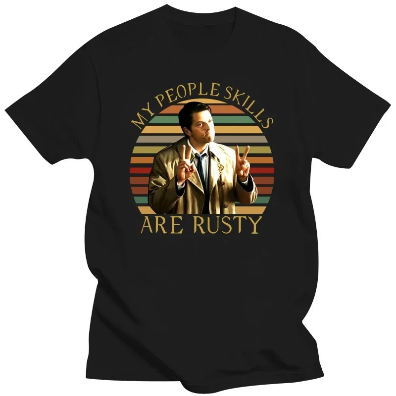 

Supernatural My Are Rusty T Shirt Men Cotton T-shirt Short Sleeves Tshirt Tee Streetwear Oversize