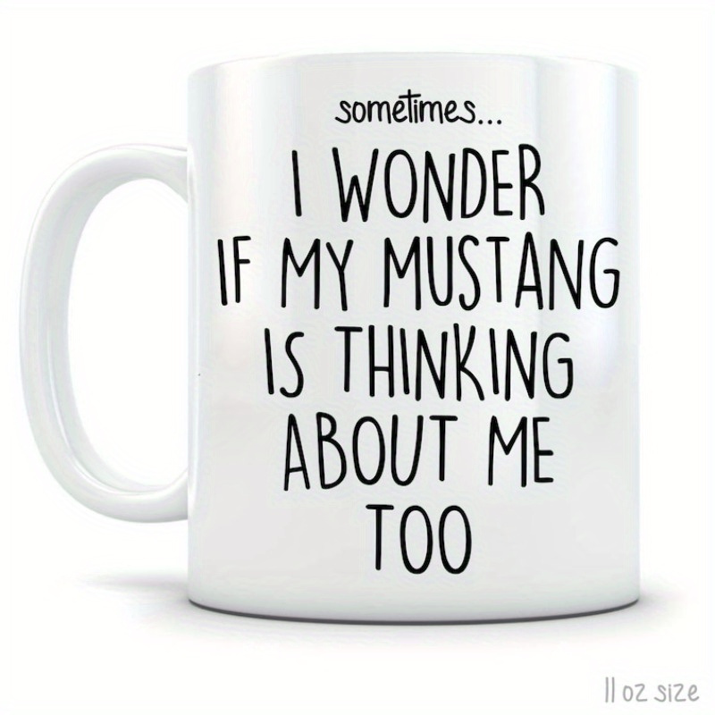 

1pc, Mustang , Mustang Mug Mustang For Dad Fathers Day Mug For Mustang