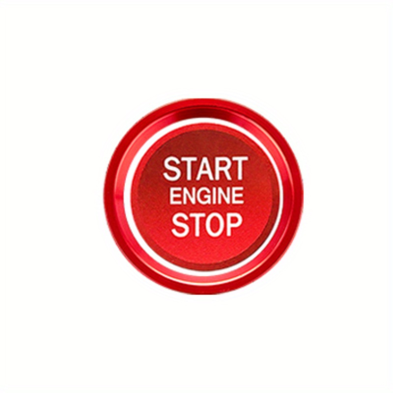 Car Interior Additions, 2pcs/set Car Engine One-button Start Stop Button Ring Decorative Cover For Q5 Q7 A8l A5 A6l A4l