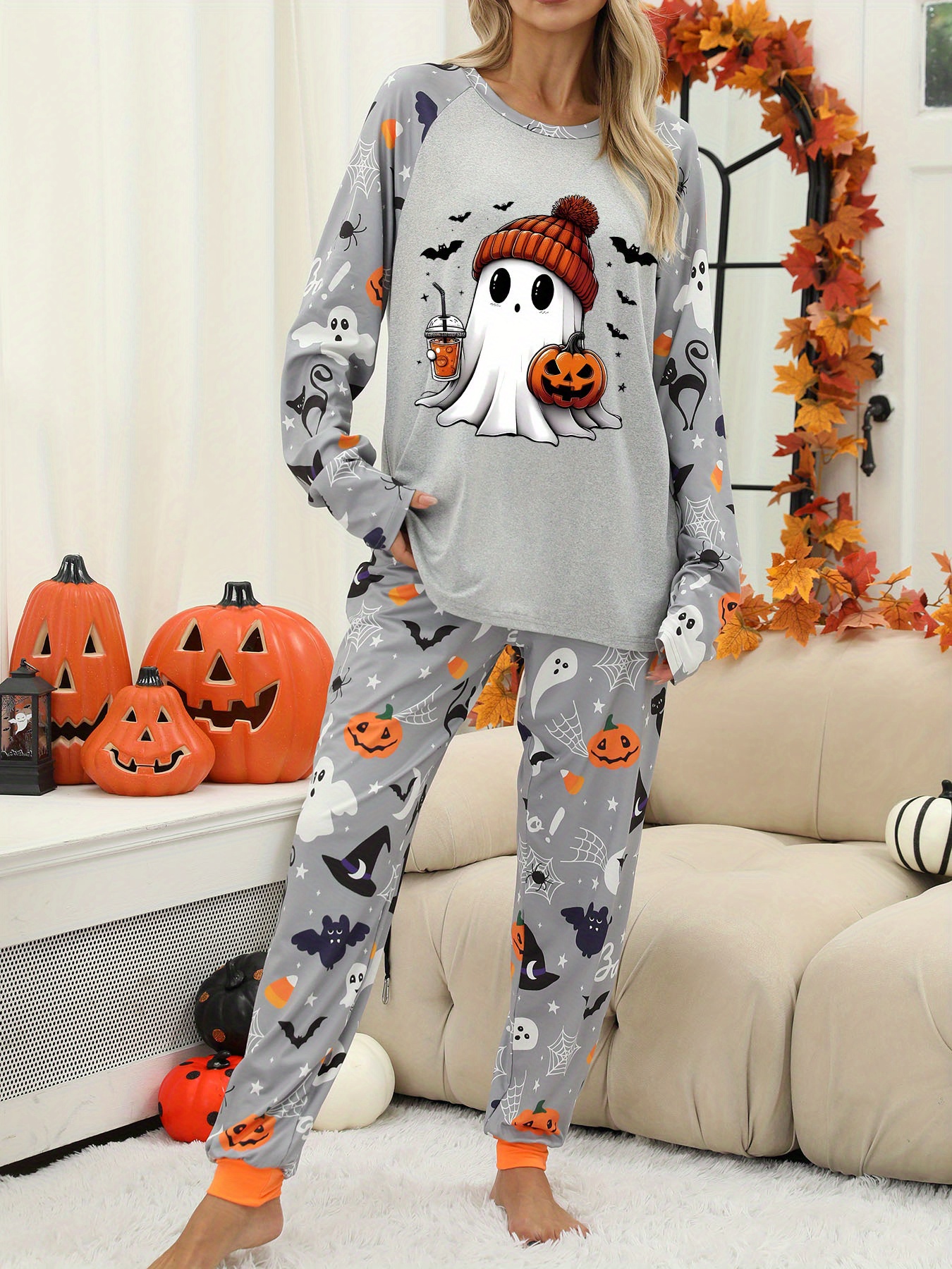 halloween pjs sold on Temu Mexico