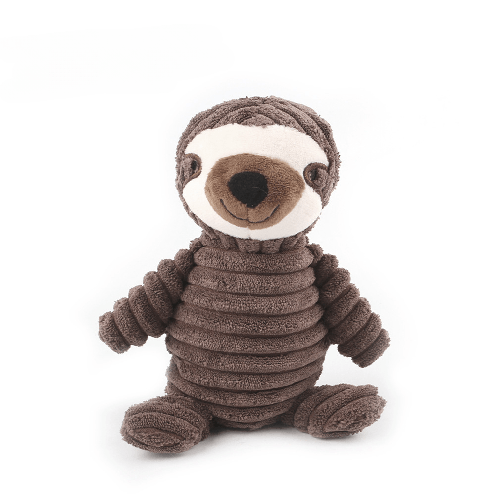 

A Sloth-shaped Plush Toy Made Of Polyester For Pets, For Dog Teething And Training, Suitable For Small And Medium Dogs And Cats. Play During Holiday Gatherings And !