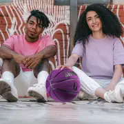 1pc purple basketball resistant high quality outdoor professional competition equipment for adults durable and lightweight design with grip and control details 0