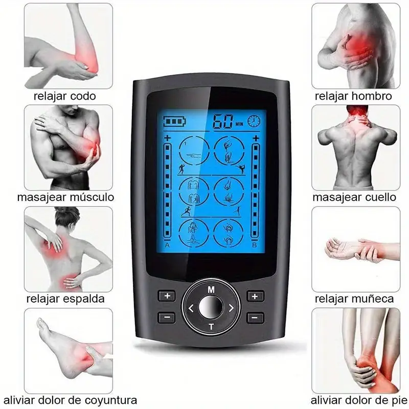 tens 36 ems electrotherapy rechargeable battery details 8