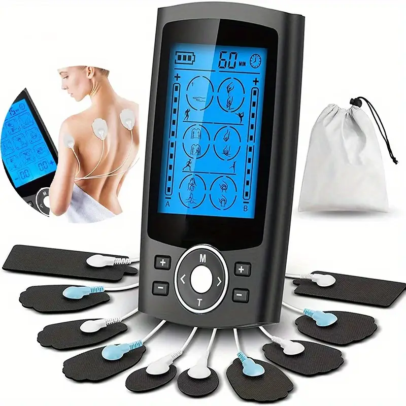 tens 36 ems electrotherapy rechargeable battery details 0
