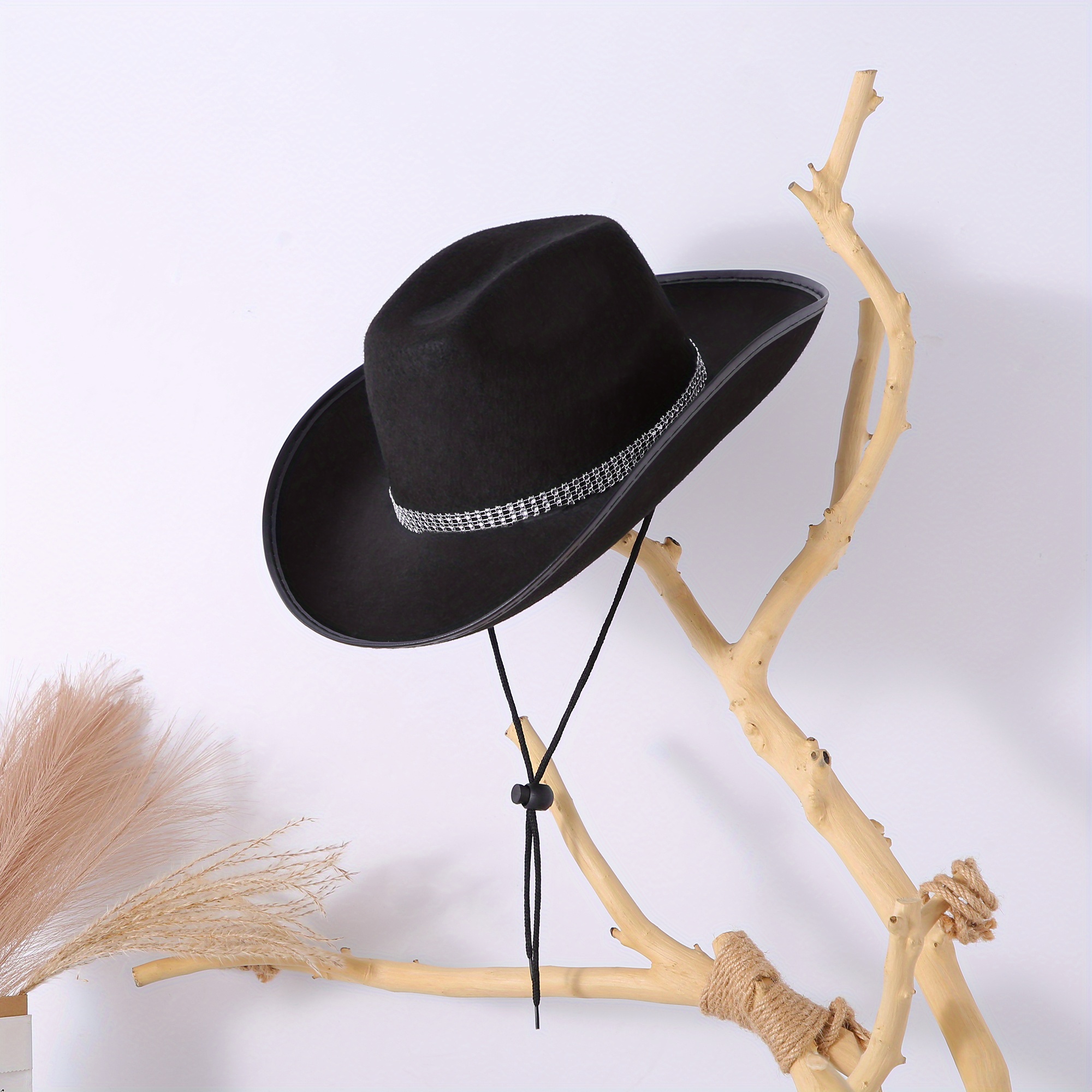 men women cowboy hats wide brim - Temu display picture 2