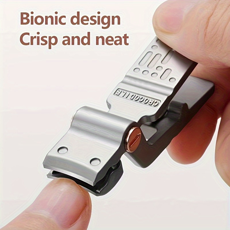 

Mechanical Crocodile Nail Clipper, Suitable For Trimming Fingernails And Dead Skin, Manicure And Pedicure Care Tool