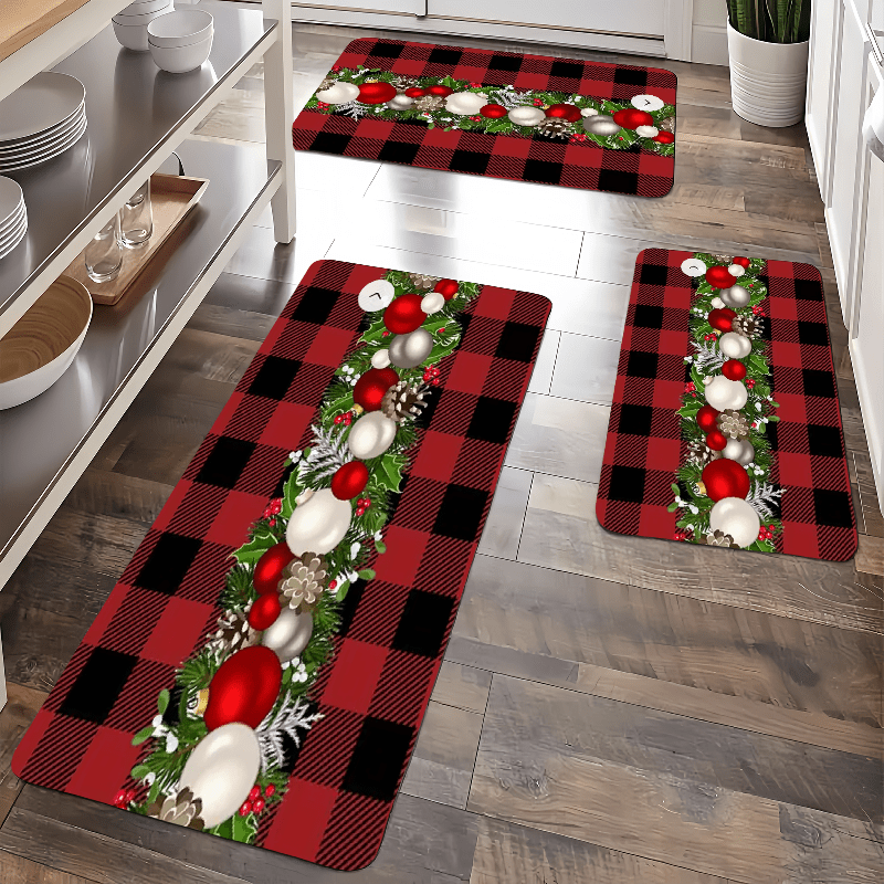 

Christmas Mat - , & , Foam Rug Cushioning For , , And