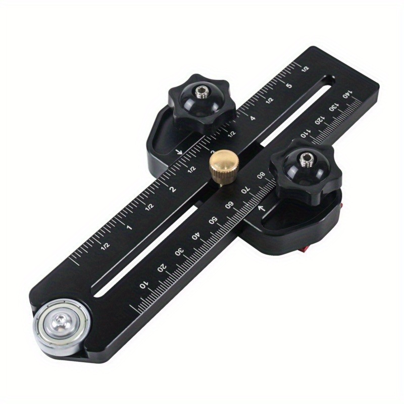 1pc thin saw fixture table saw guide rail aluminum 3 8 to 3 4 t slot for making   strips woodworking with no electricity needed table saw accessory precision machining durable construction