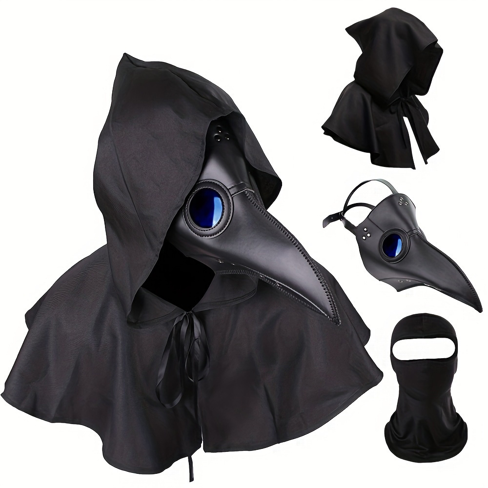 

3pcs/ 1set Halloween Plague Balaclava Personality For Adult