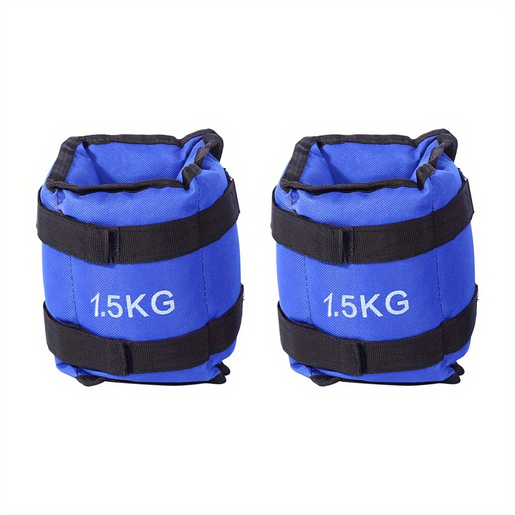 TEMU Wrist Arm Weights, Adjustable Wrist Ankle Weights Exercise Fitness Gym Resistance Stength Training Running, 1 Pair 1. 5kg ( Kg