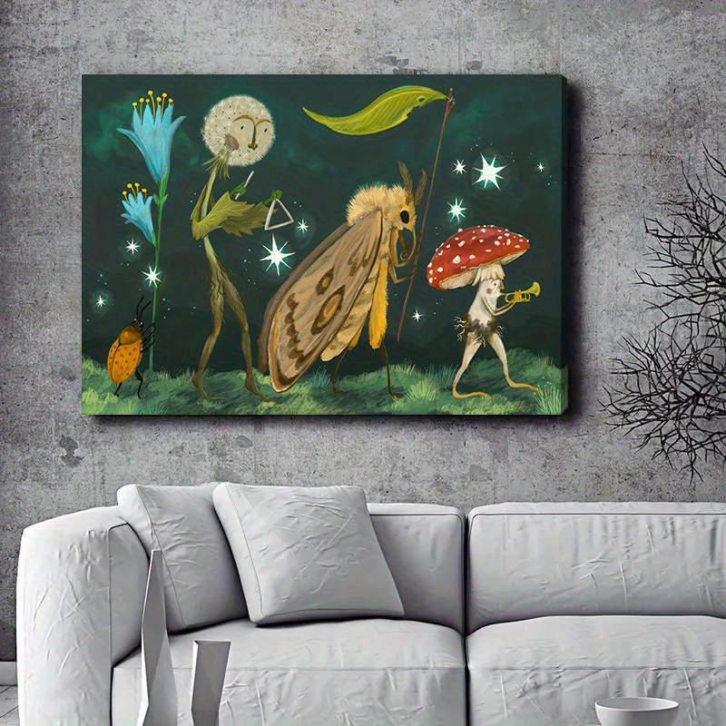 

1pc40x60cm/ 16*24in Wooden Fun And Printed - Wooden , Painting - Aesthetic Decoration - Decoration Painting Fo