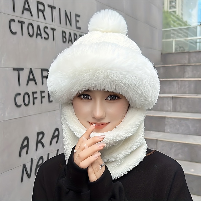 Cappello Da Donna Con Cappuccio In Tinta Unita Antivento, Cappello - Foto 6