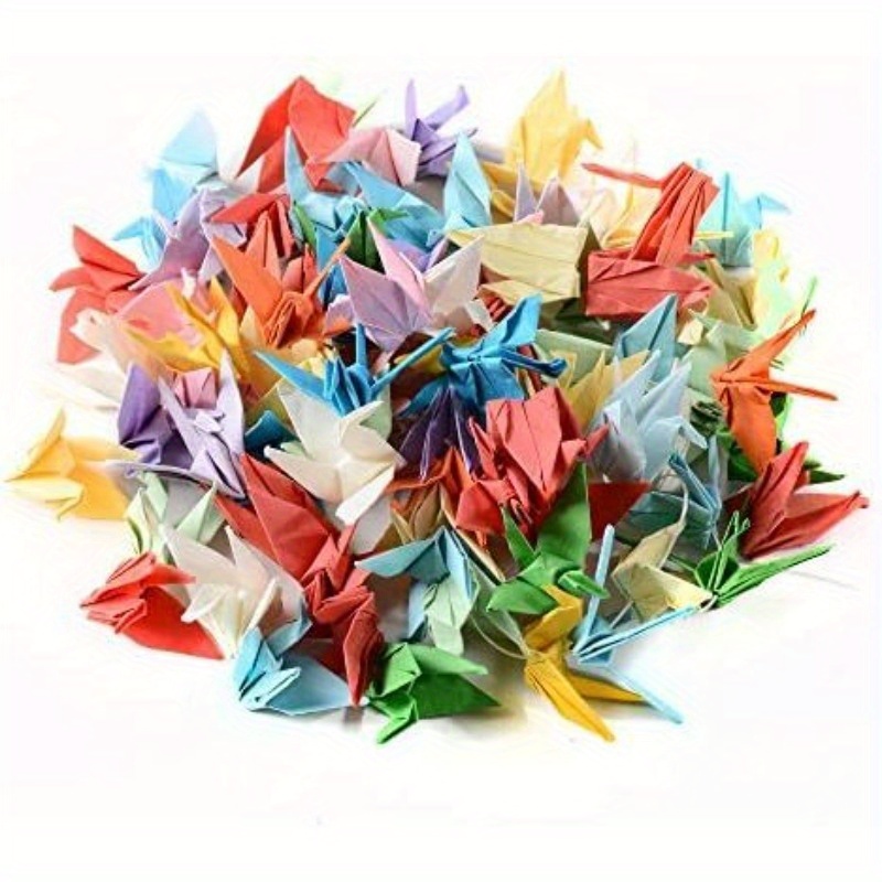 

100pcs Vibrant Handmade Origami Paper - Diy Craft Kit For Creative Stars, Ideal Birthday & Special Gift For Men And Women, Origami Star Paper Strips