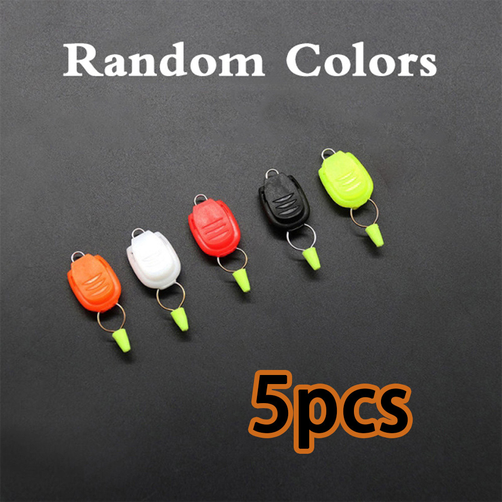 E-shop 5 Stk./Los Verbesserte Angelschnurhalterung für Baitcasting-Rolle, Angelschnurstopper für Angelrolle, Angelzubehör Zufällige Farbe