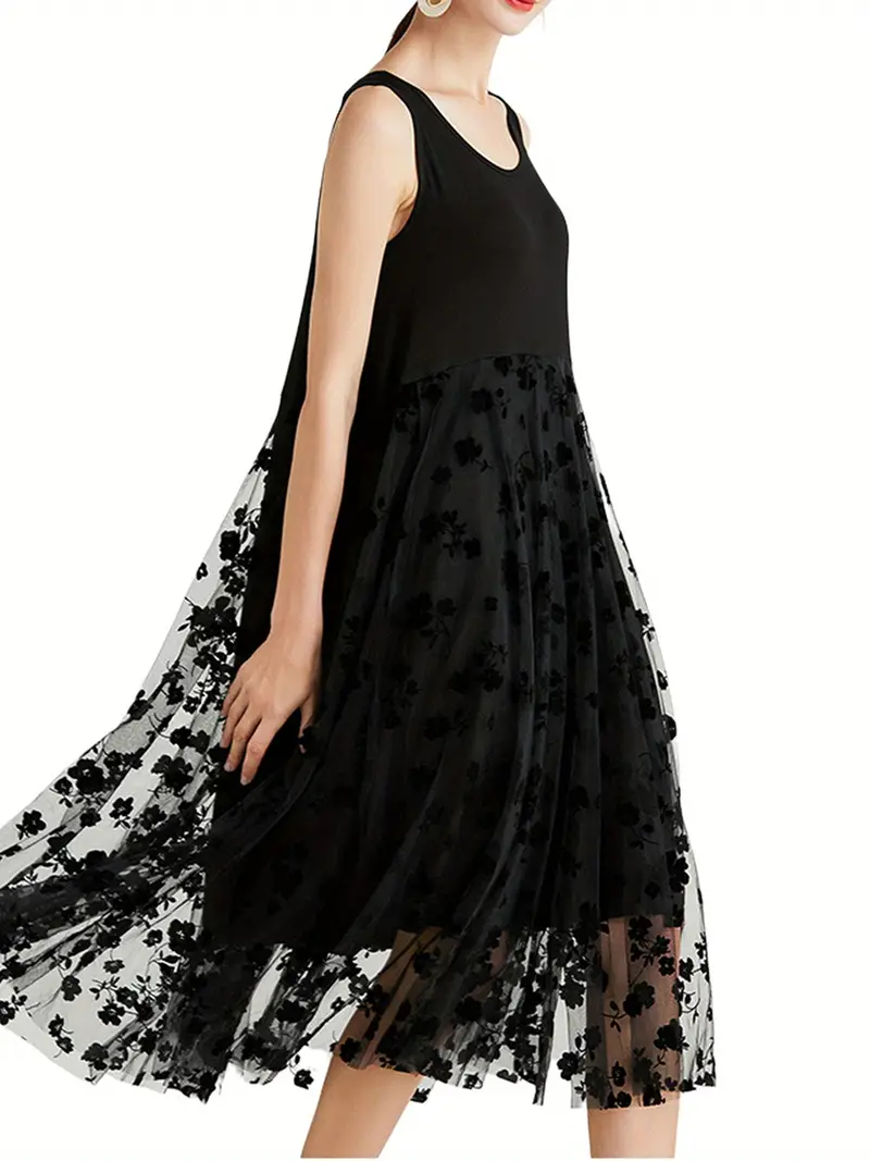 summer mesh high neck tank dress Amazon.com: JEATHA Women's Sheer Mesh High Neck Sleeveless Body Stockings Bodycon Cocktail Midi Dress Clubwear Black One Size : Clothing, Shoes & Jewelry