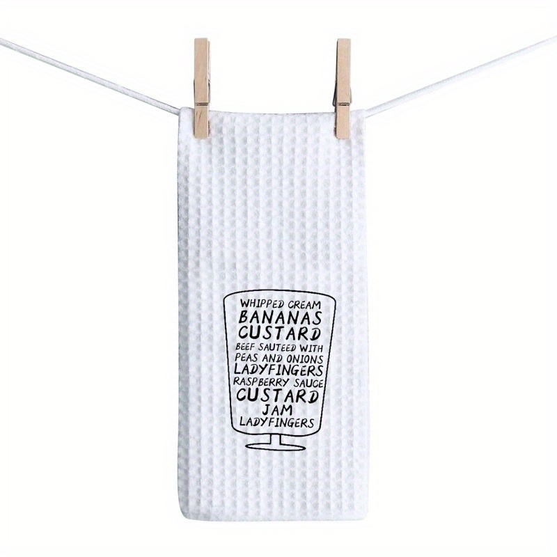 

1pc Tv Towel - , 18x26 , , Rectangular, - Polyester, , For And Dining Decor / Housewarming For