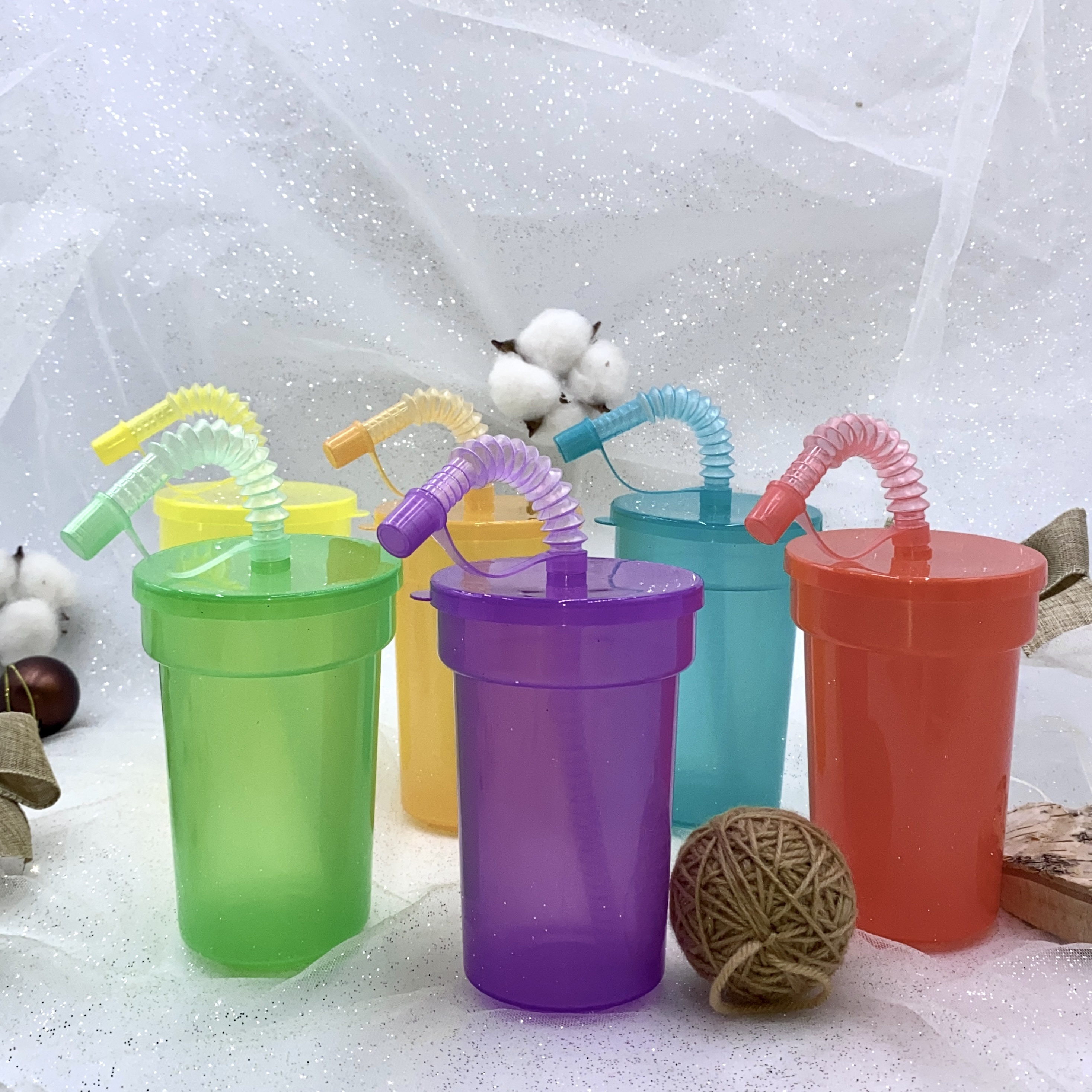 

13oz Ppsu Plastic With Bendable Straw And Lid, Dust & Leak Proof Water Bottle, Travel & Home Kitchen Drinkware, Use