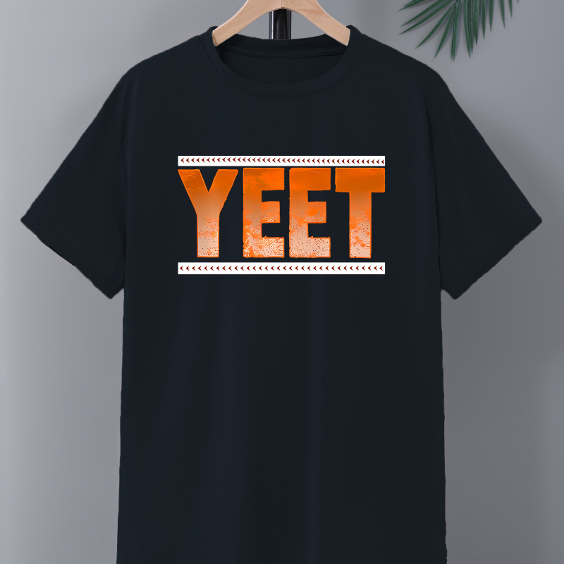 

'yeet' Graphic Tee - Polyester T-, & , Summer-ready, ,