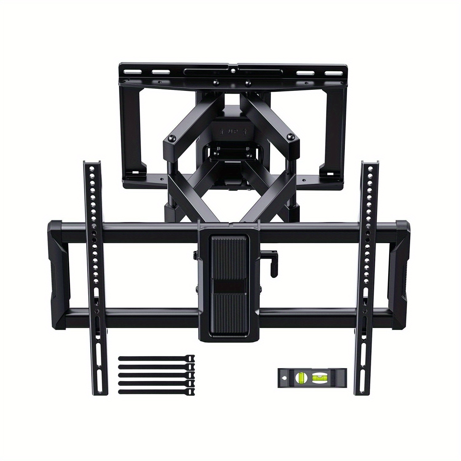 TEMU Heavy-duty Tv Wall Mount For 40-86 Inch Tvs Up To 132 Lbs, Tv Bracket With Tilt, Swivel & Extension, Compatible With 12"/16" Wood Studs, Vesa
