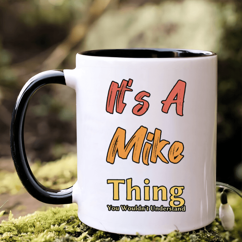 

1pc Funny " A Thing You Wouldn't " Double-sided 11oz Ceramic Coffee Mug With Black Handles, Humorous Design, Perfect Gift For Birthdays, Holidays, Or Everyday Use, & Reusable