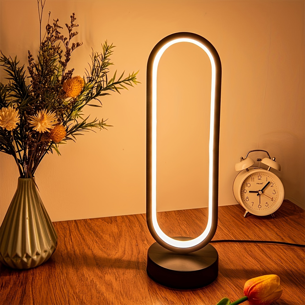 led desk lamp with usb dimming modern night saving usb powered for bedroom and living room 36v or voltage no battery included details 0
