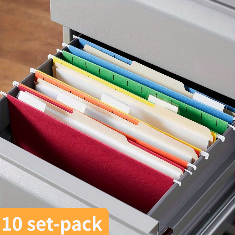 

10set-pack Hanging Organizer Folders With , Organizing And Storing Files, Quickly And Identifying Your Organization