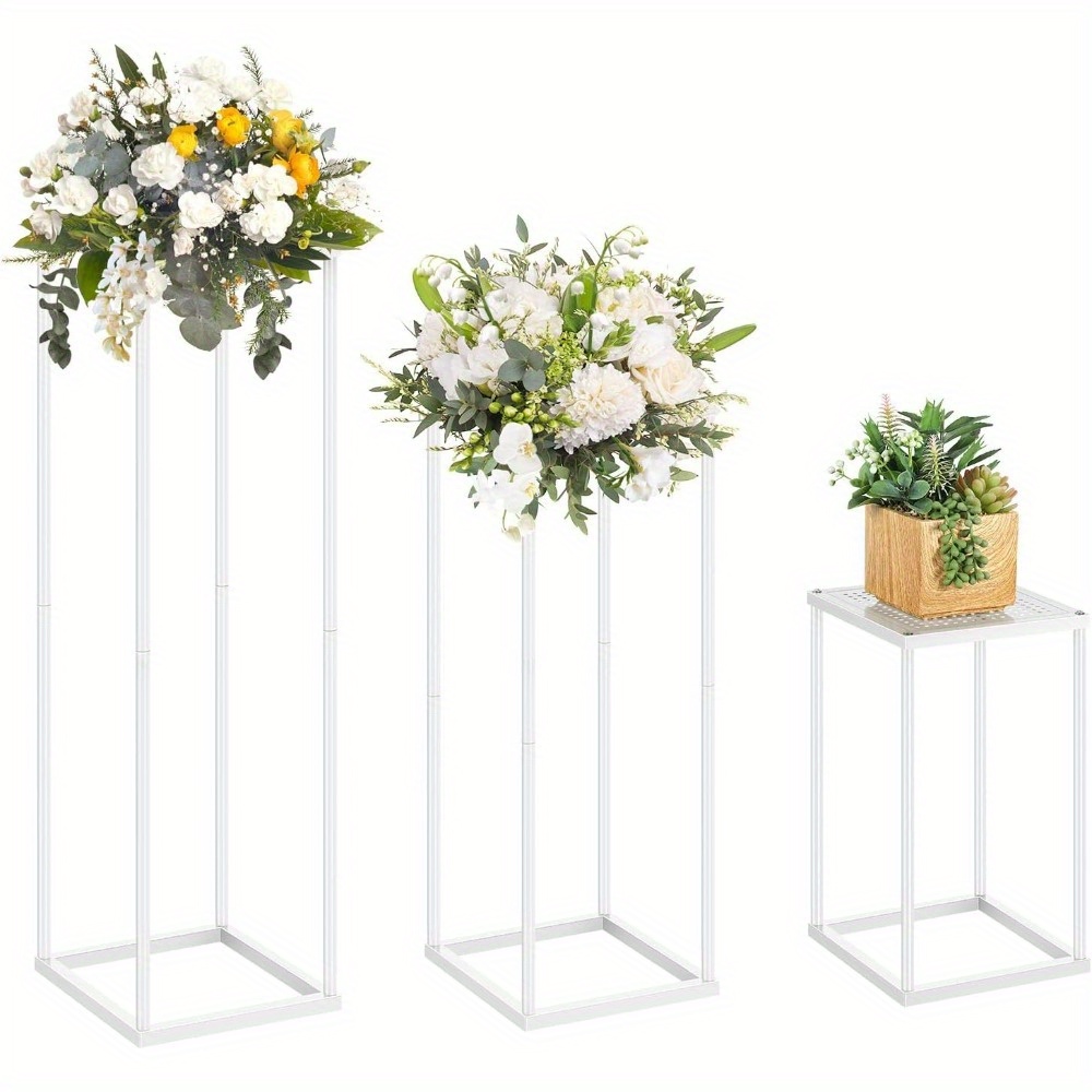 

3pcs Stand For Table Centerpieces For Decoration, Stands For Display Metal Plant Stand For