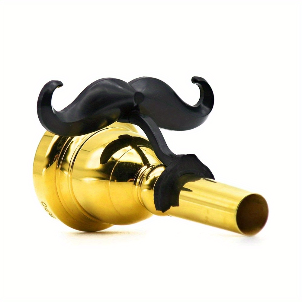 

Original Clip-on Mustache For Large Shank Trombone Or Mouthpiece - Festive Accessory For Brass Instrument Players