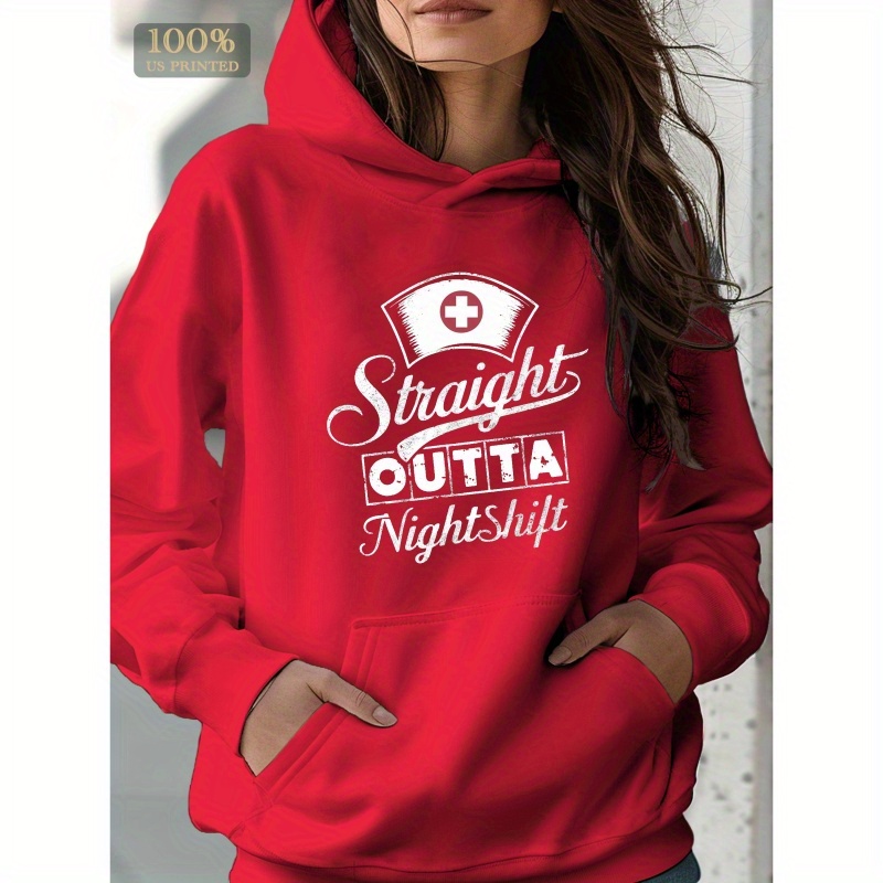 

Nurse Straight Outta Women's Hoodie