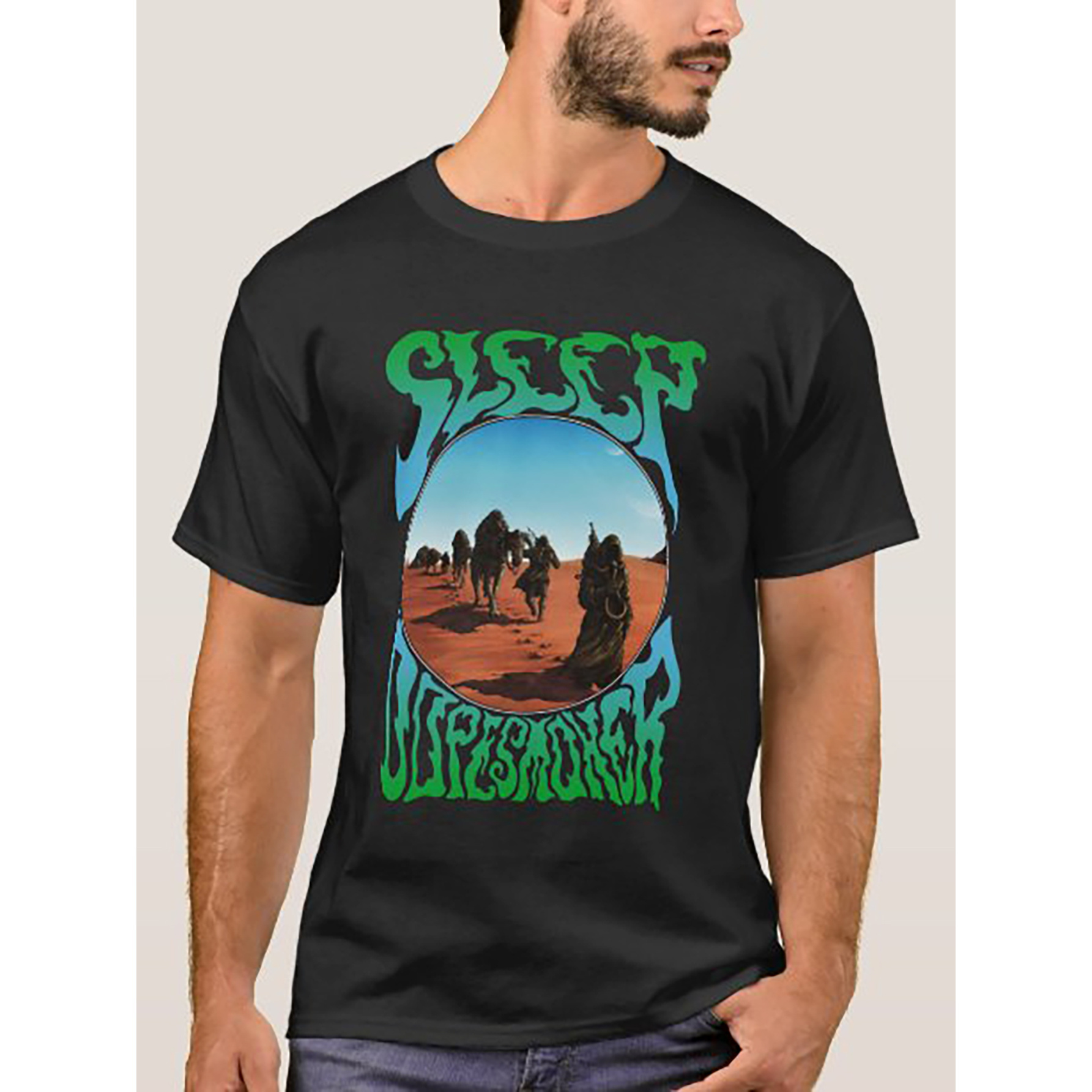 

Vintage Trio Rock Band Sleep Dopesmoker Essential T-shirt Mens Unisex Vintage Cotton Short-sleeve T-shirt