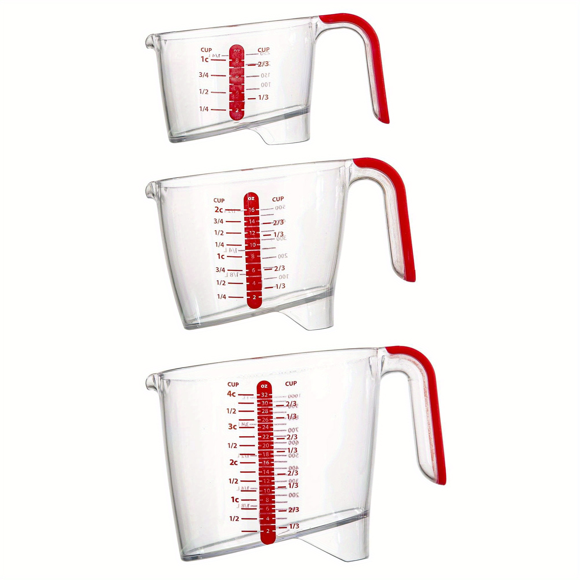 

3-piece Liquid Measuring Cup Set