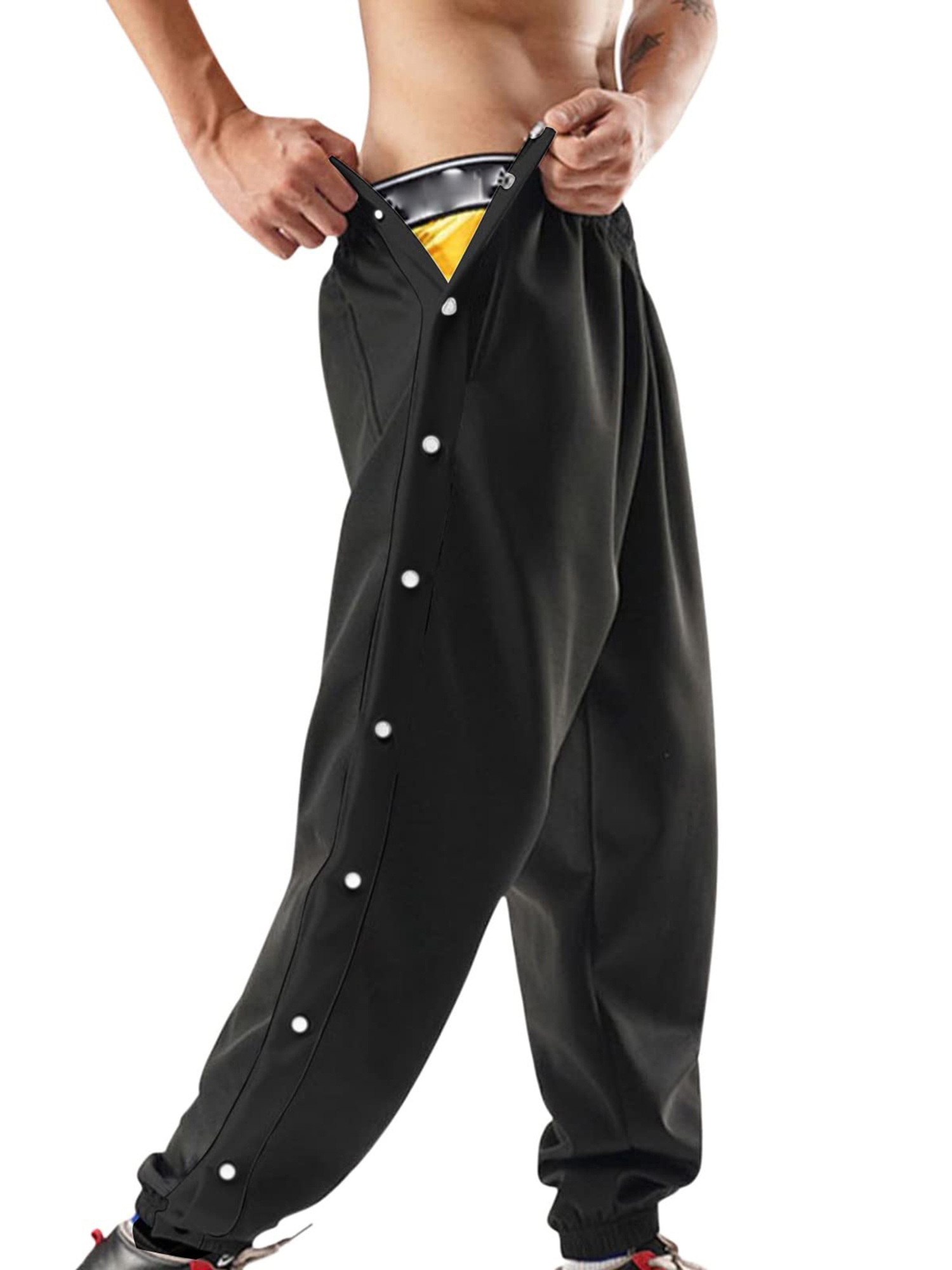 【Anyone more】Ape Adjust Snap Wide Balloon Training Pants snap pants sold on Temu United States