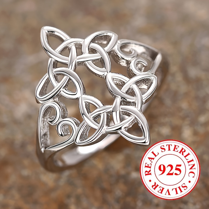 

925 Sterling Silver Knot Ring, Featuring A Simple And Elegant Style, Romantic For Weddings And Engagements, A Fashionable Accessory For , A Great Gift For Women.