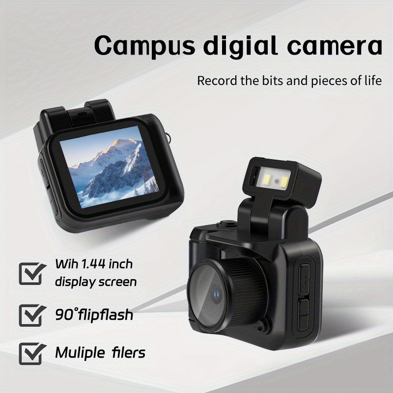 

Hd Digital Camera With 32g Card, Can Take Photos And Record Video Micro Portable Card Camera, Is For The Holiday Must-have!