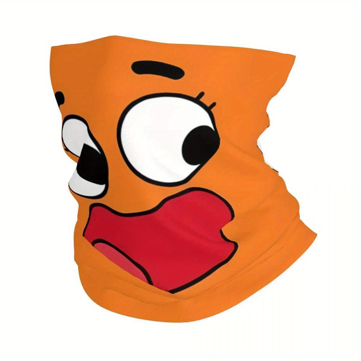 

Men's Lightweight Cartoon Orange Bandana - Versatile Neck Gaiter & Face Cover, Stretchy Polyester , Cartoon, Orange, Scarf, Bandana, Neck Gaiter