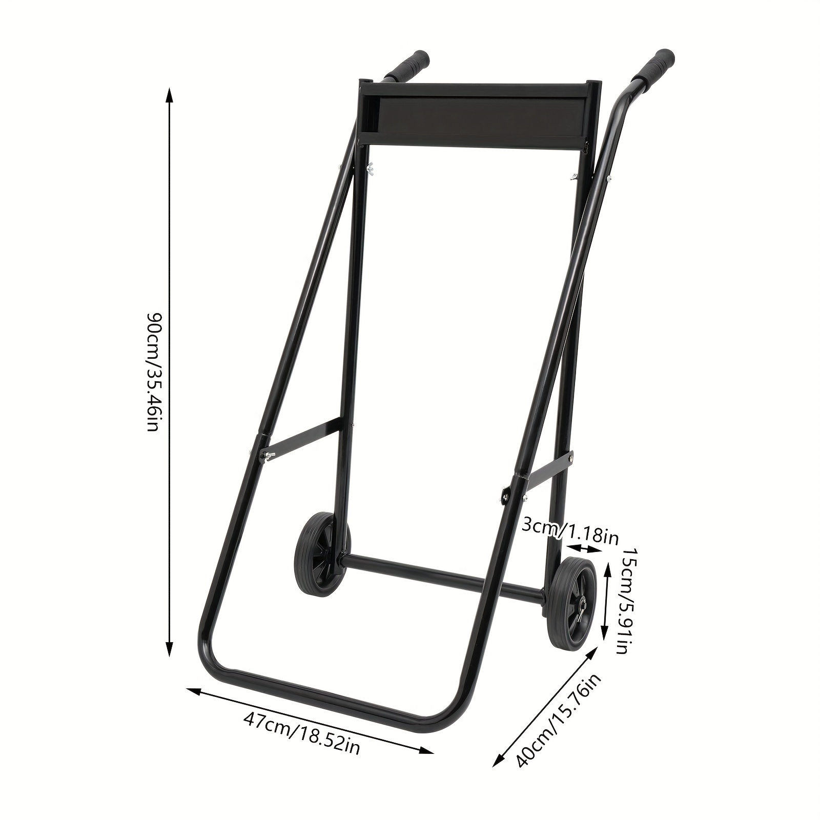 Heavy Duty Outboard Boat Motor Stand Carrier Cart Dolly Trolley Transport Stand