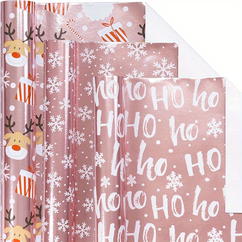 

Sparkling Metallic Christmas Wrapping Paper - 47x59" , & For Holiday Gifts And Crafts