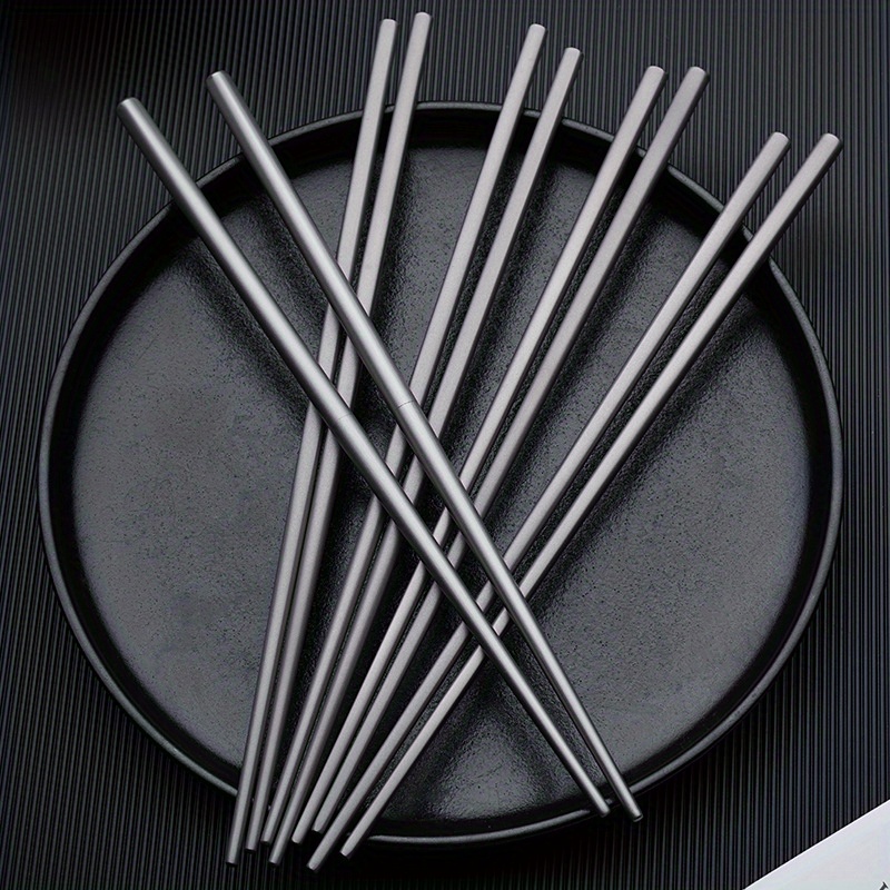 

[customer ] Pure Titanium Chopsticks - , Anti-mold, Portable For Home & Outdoor Camping