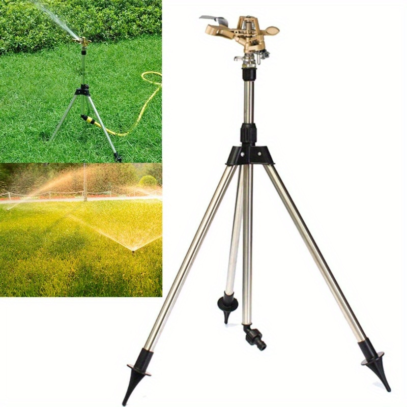 

360°spray Watering Lawn Tripod Sprinkler Irrigation Equipment Usa