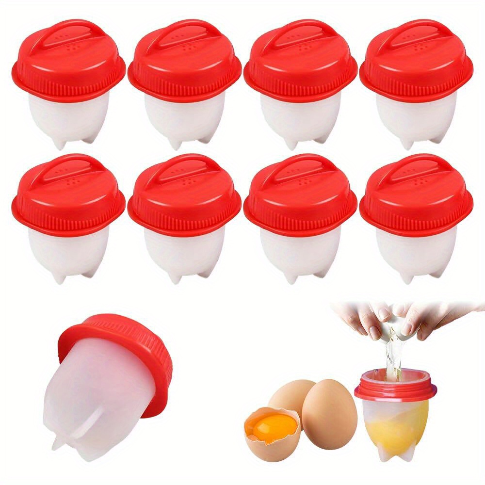 

9pcs Egg Cups - Portable, , Shellless Egg Cups For Kitchen And