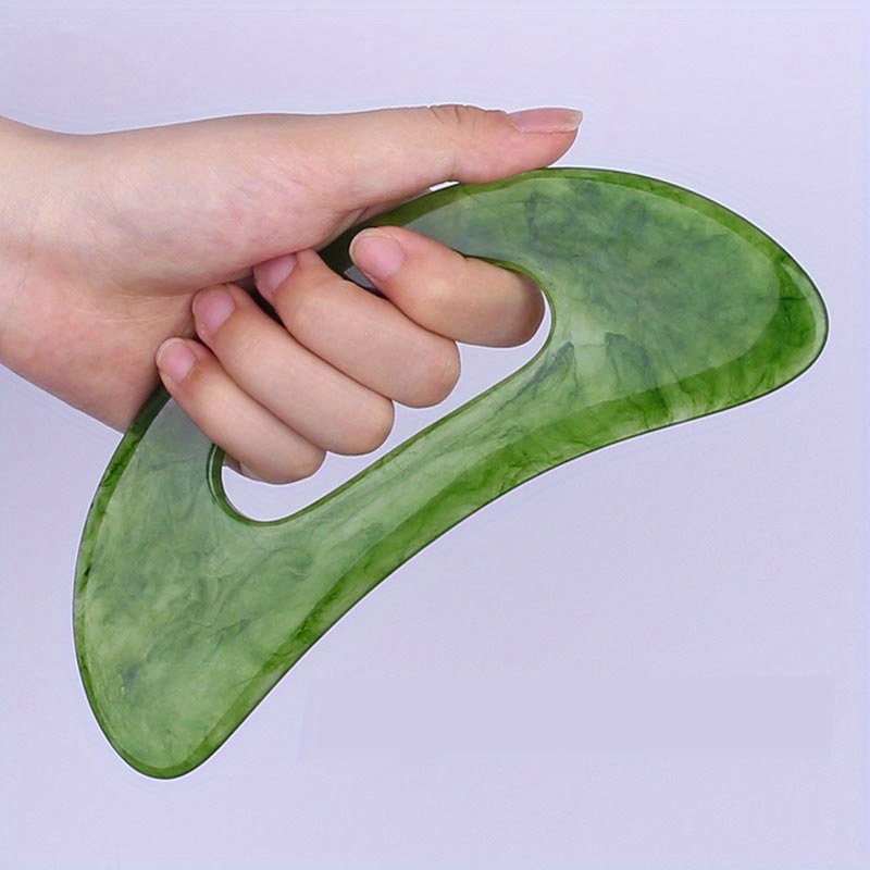 Body Gua Sha Massage Tool With Handle, Larger Guasha Tool For Back Neck Face Leg Massage,, Remove