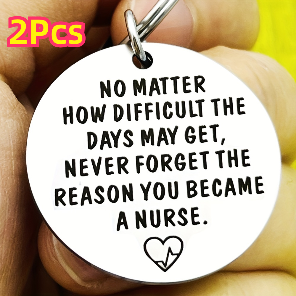 

2pcs Keychain For Nurse For Men Women, Nurse Keychain